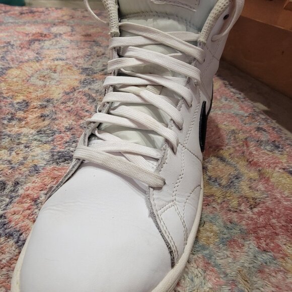 Nike Men's Court Royale 2 Mid Sneaker Sz 8 White Leather Shoes CQ9179-100 - Picture 3 of 4